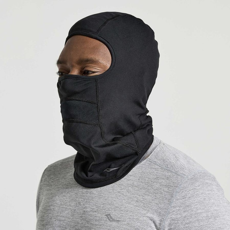 Black Saucony Solstice Balaclava Men\'s Headband | Philippines S25968-K09