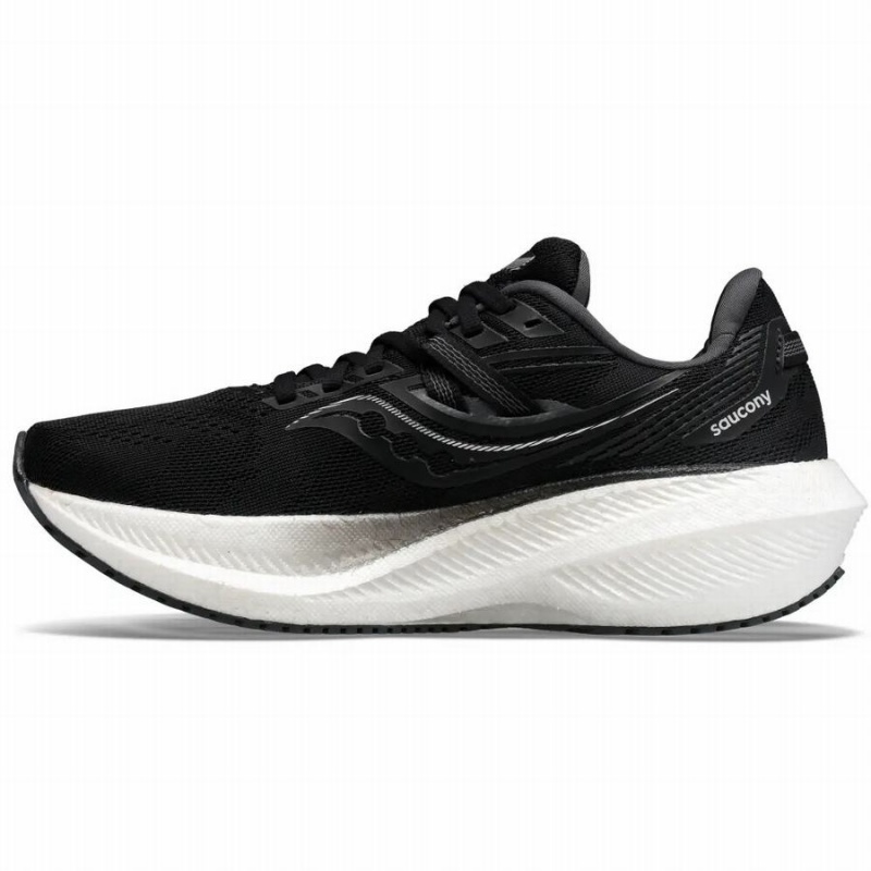 Black Saucony Triumph 20 Men's Running Shoes | Philippines S21856-K58