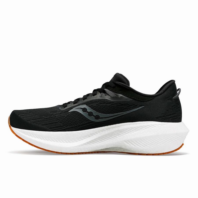 Black Saucony Triumph 21 Men's Running Shoes | Philippines S87094-G57