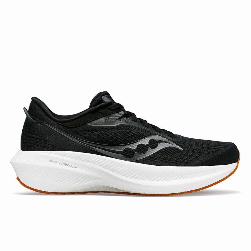 Black Saucony Triumph 21 Men\'s Running Shoes | Philippines S87094-G57