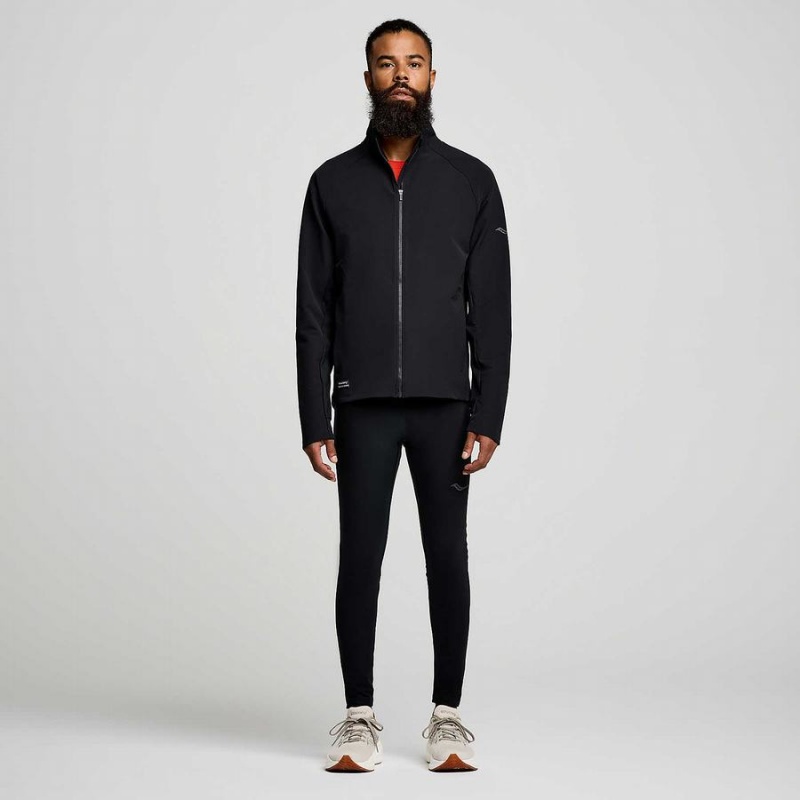 Black Saucony Triumph Men's Jackets | Philippines S32605-H31