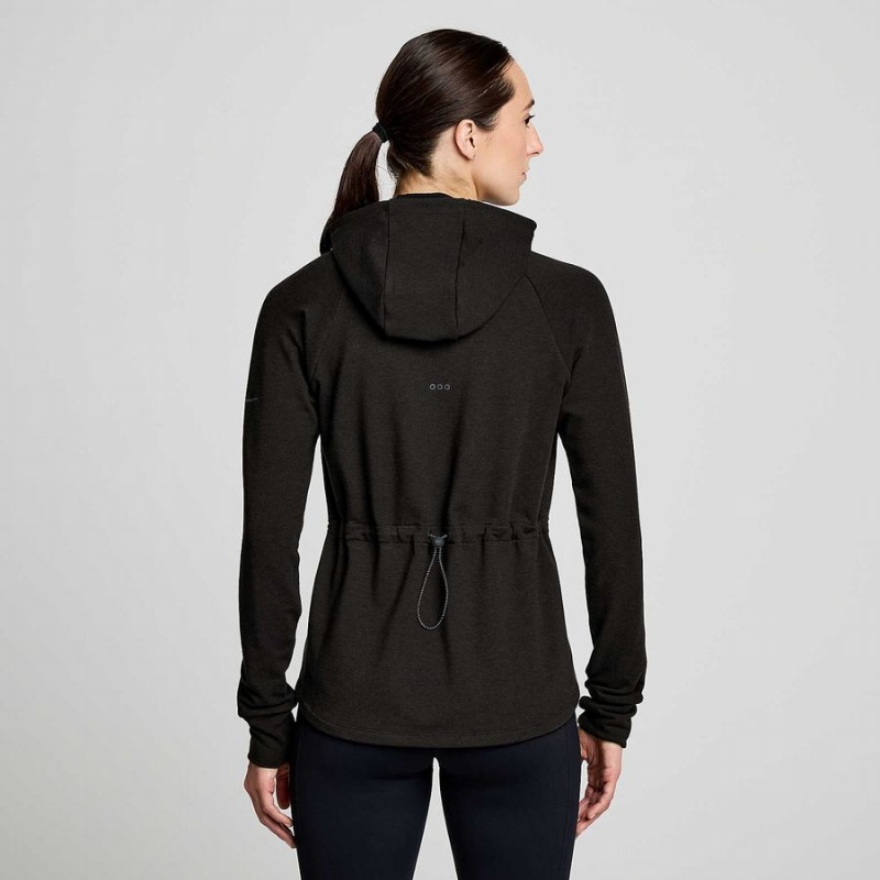 Black Saucony Triumph Tunic Women's Hoodie | Philippines S18640-U93