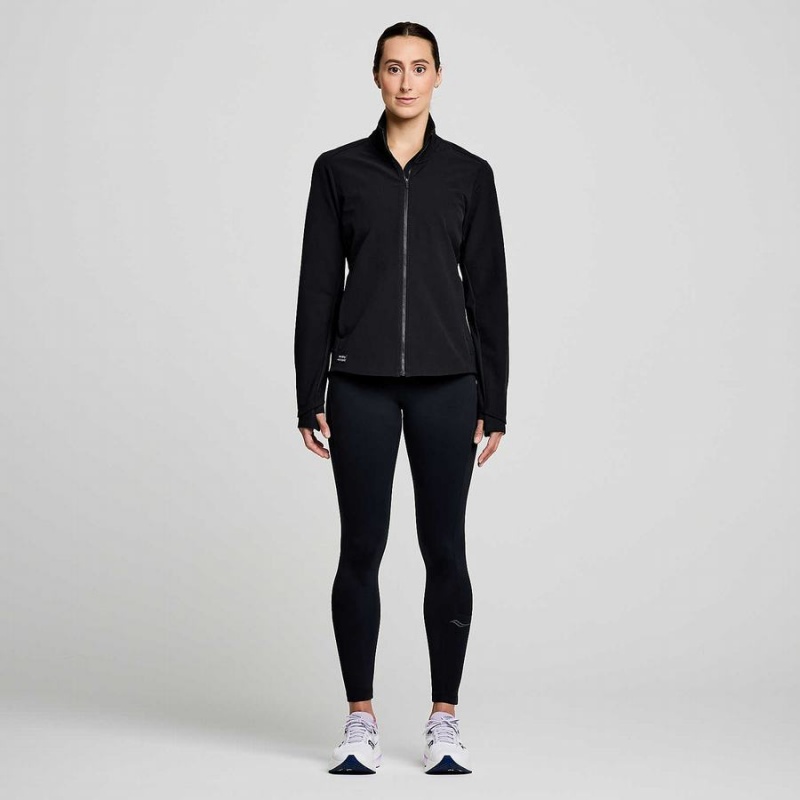 Black Saucony Triumph Women's Jackets | Philippines S92685-H80