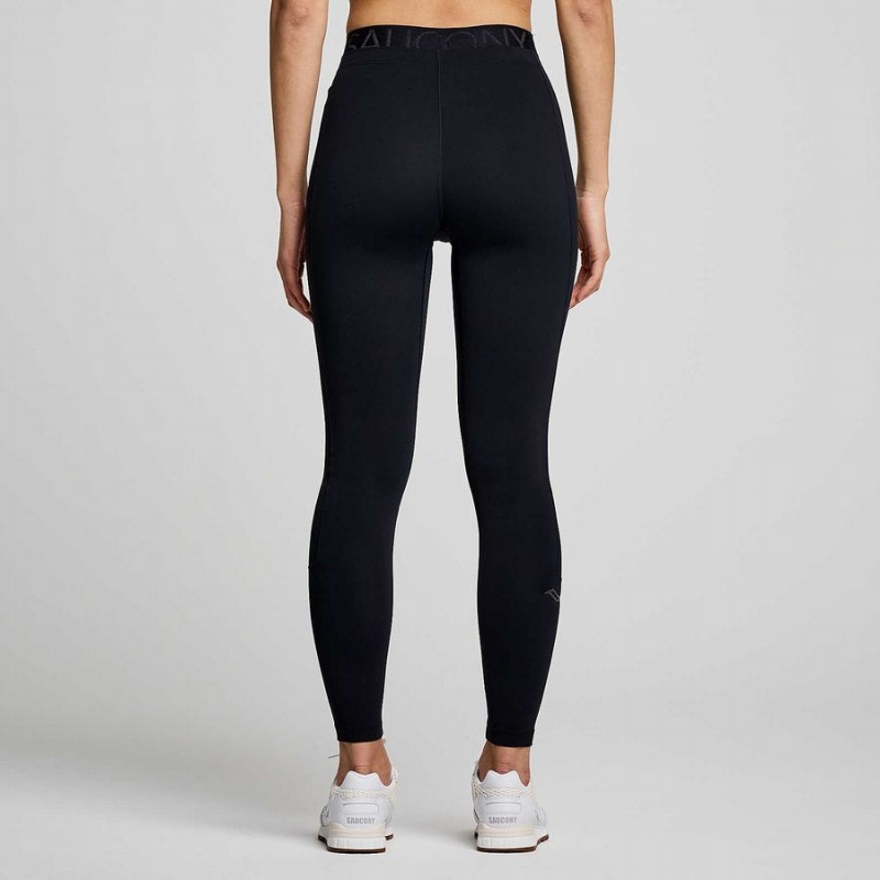 Black Saucony Triumph Women's Tight | Philippines S19328-L87