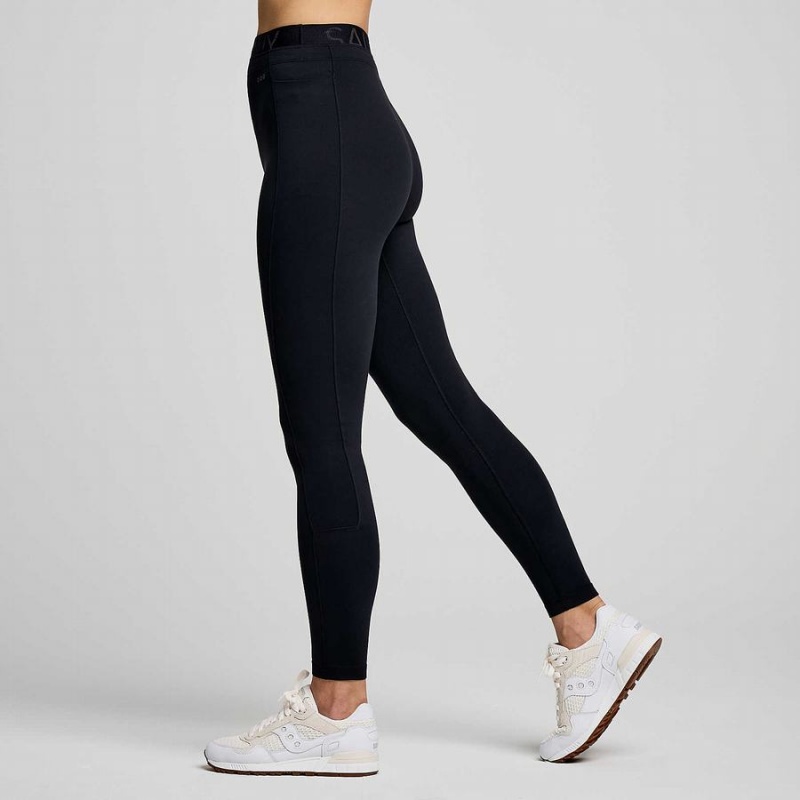 Black Saucony Triumph Women's Tight | Philippines S19328-L87