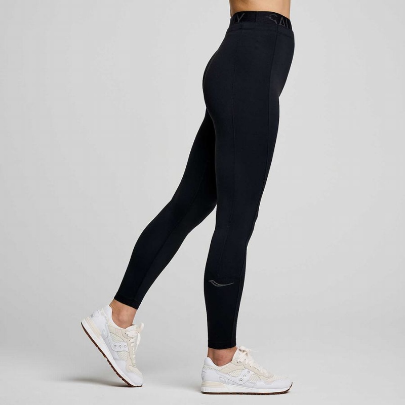 Black Saucony Triumph Women's Tight | Philippines S19328-L87