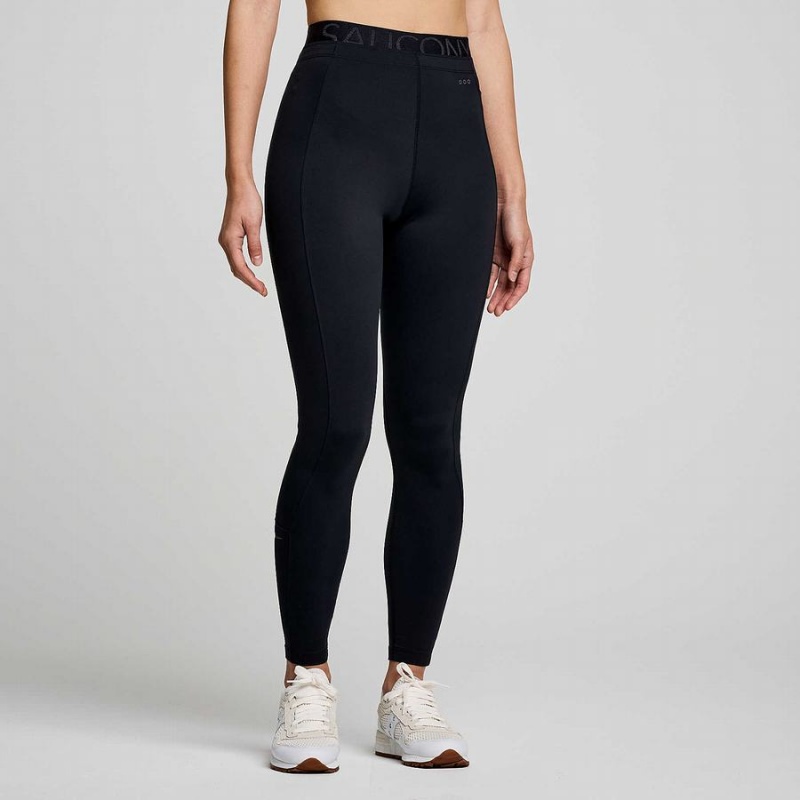 Black Saucony Triumph Women\'s Tight | Philippines S19328-L87