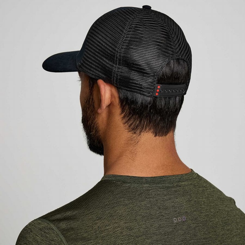 Black Saucony Trucker Men's Hats | Philippines S28935-H84