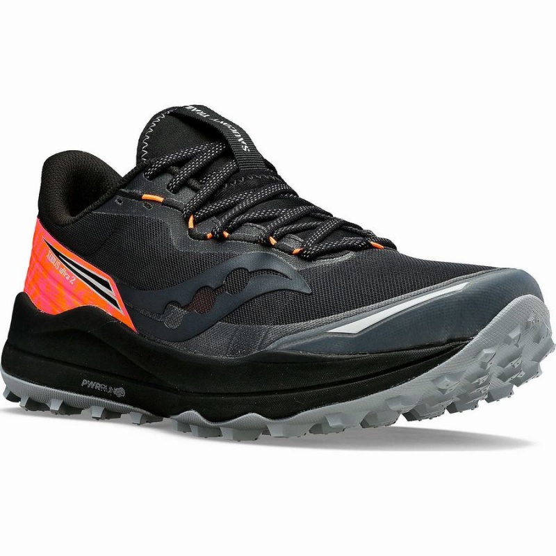 Black Saucony Xodus Ultra 2 Men's Running Shoes | Philippines S14789-P09