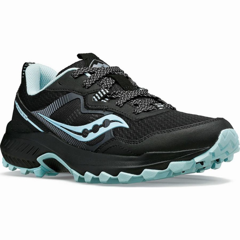 Black / Blue Saucony Excursion TR16 Women's Trail Running Shoes | Philippines S89752-S27