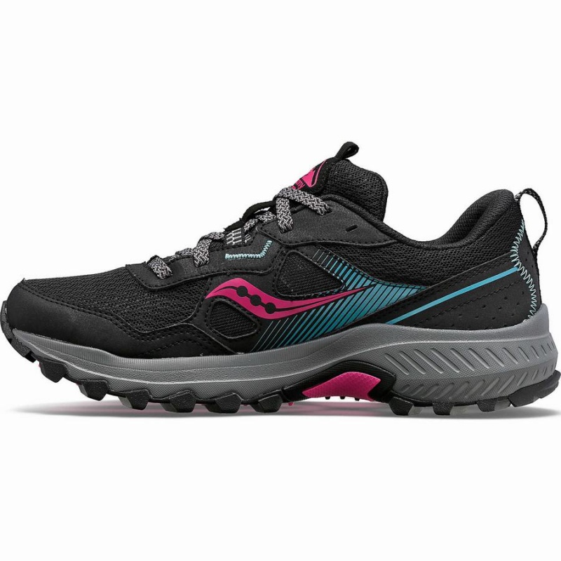 Black / Fuchsia Saucony Excursion TR16 Wide Women's Trail Running Shoes | Philippines S37218-Y36