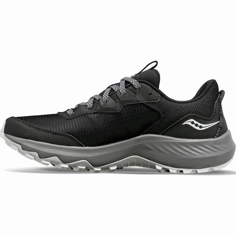 Black / Grey Saucony Aura TR Men's Running Shoes | Philippines S53746-Y84