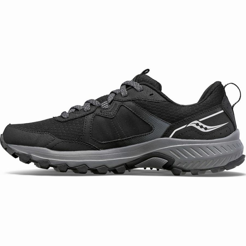 Black / Grey Saucony Excursion TR16 Men's Trail Running Shoes | Philippines S94067-M02