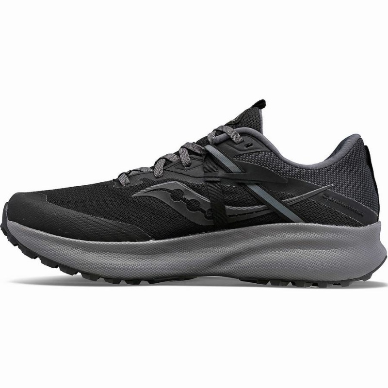 Black / Grey Saucony Ride 15 TR GTX Men's Trail Running Shoes | Philippines S74250-U13