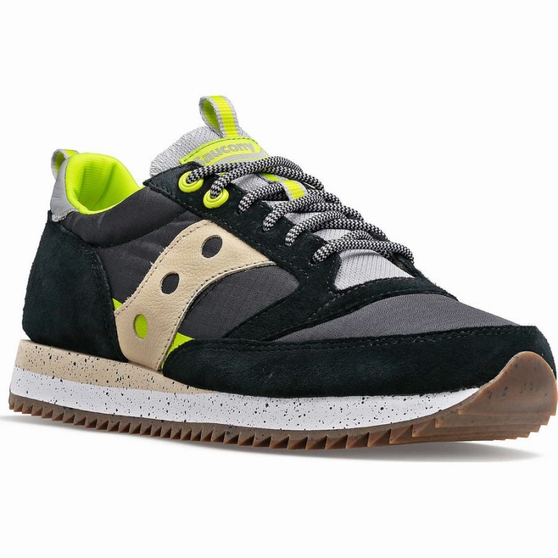 Black / Light Green Saucony Jazz 81 Peak Premium Men's Sneakers | Philippines S90167-W37