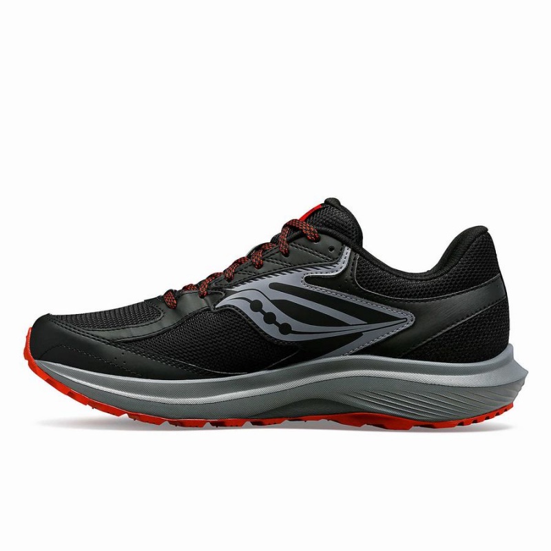 Black / Orange Saucony Cohesion TR17 Men's Running Shoes | Philippines S02138-H56