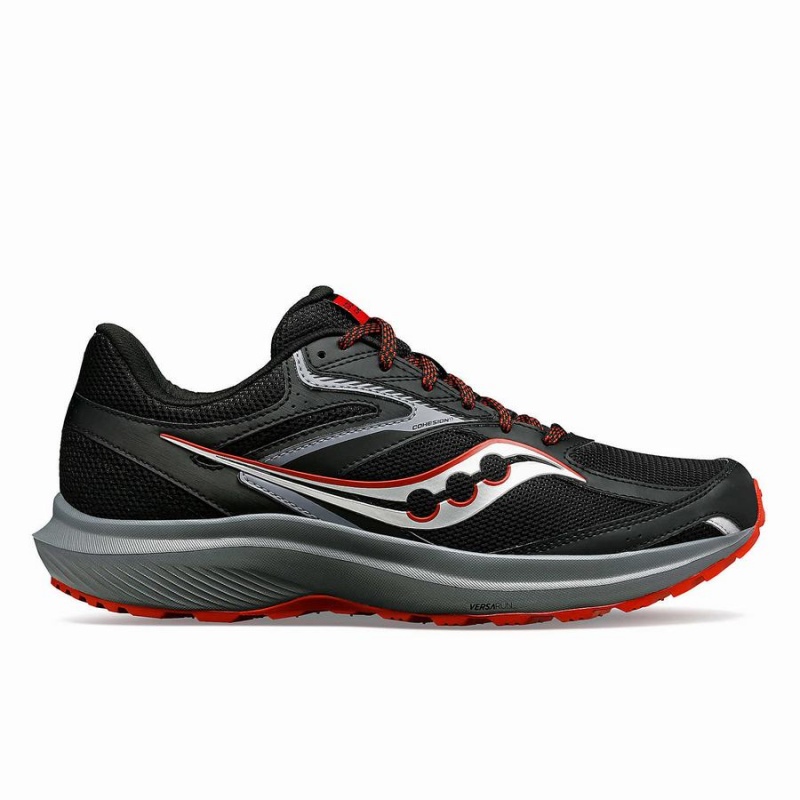 Black / Orange Saucony Cohesion TR17 Men\'s Running Shoes | Philippines S02138-H56