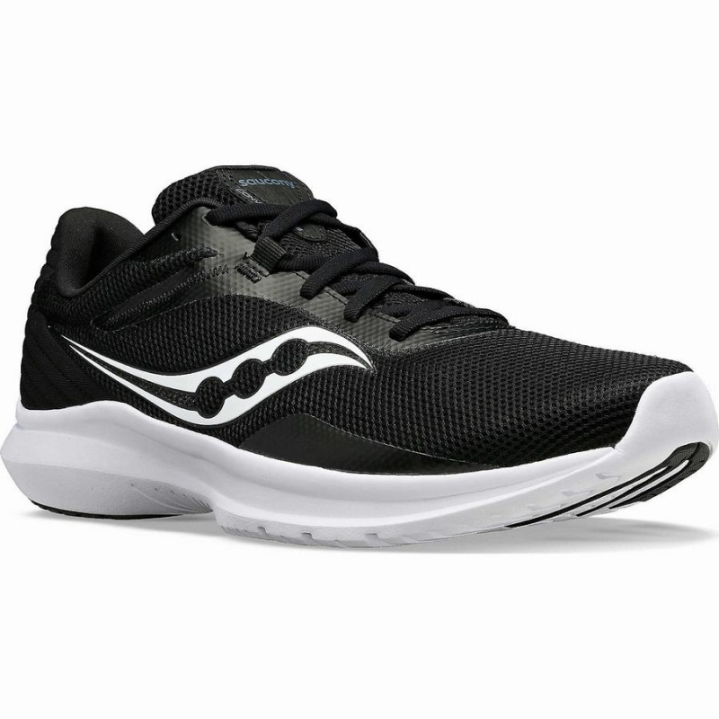 Black / White Saucony Convergence Men's Running Shoes | Philippines S89675-N73