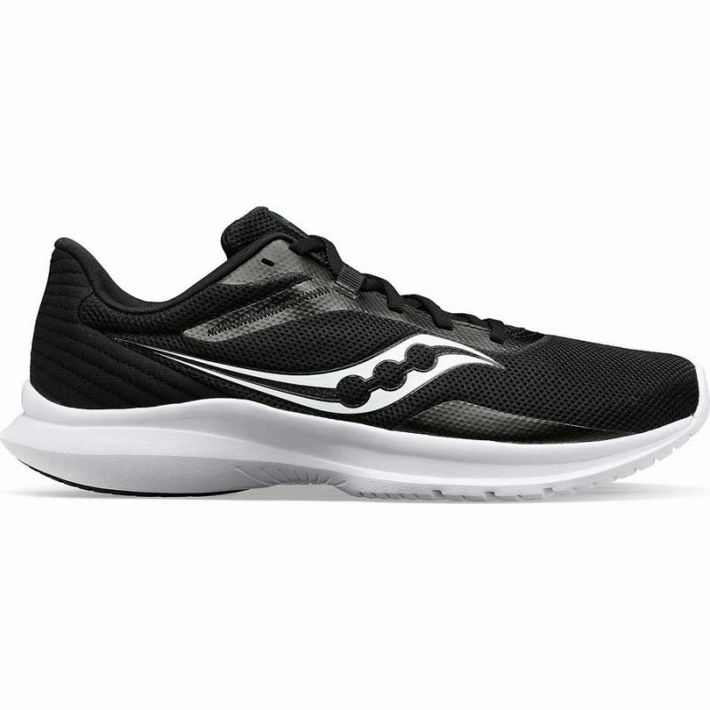 Black / White Saucony Convergence Men\'s Running Shoes | Philippines S89675-N73