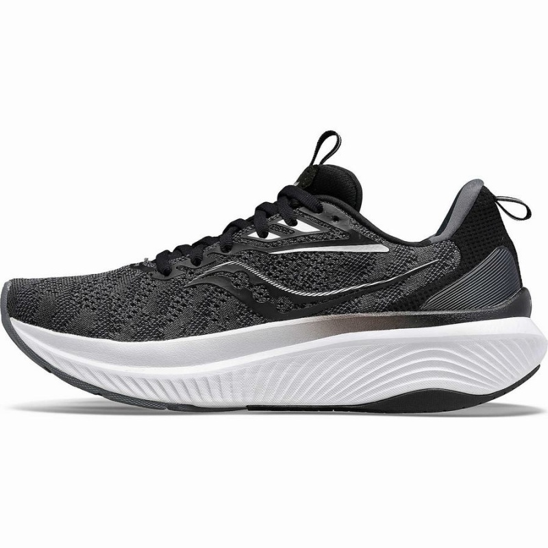 Black / White Saucony Echelon 9 Extra Wide Women's Walking Shoes | Philippines S76394-V83