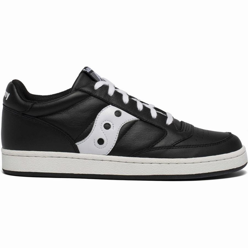 Black / White Saucony Jazz Court Men\'s Sneakers | Philippines S63542-U58