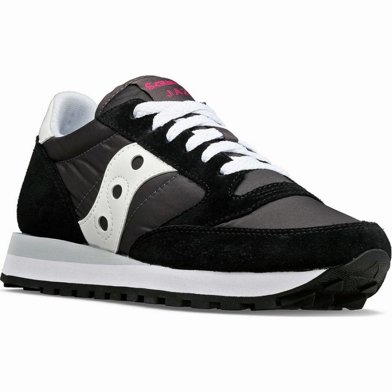 Black / White Saucony Jazz Original Women's Sneakers | Philippines S71562-C14