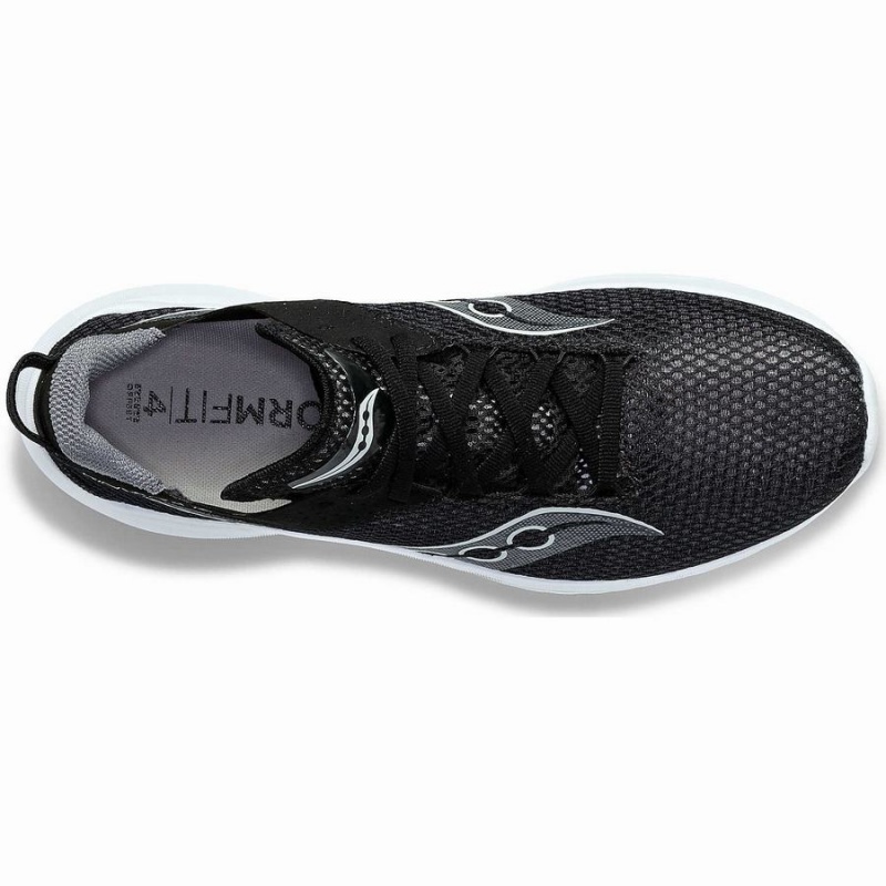 Black / White Saucony Kinvara 14 Men's Running Shoes | Philippines S50724-M70