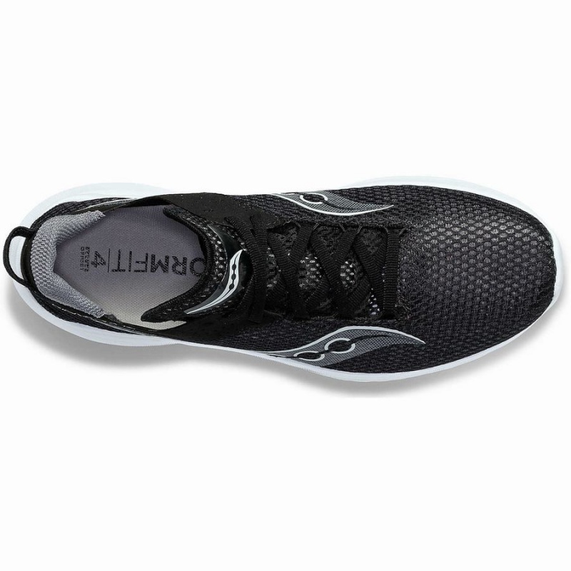 Black / White Saucony Kinvara 14 Wide Men's Running Shoes | Philippines S47108-M05