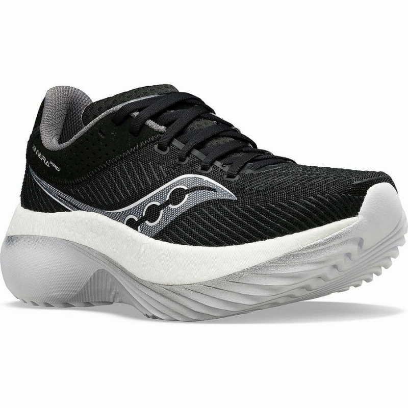 Black / White Saucony Kinvara Pro Men's Running Shoes | Philippines S07956-J13