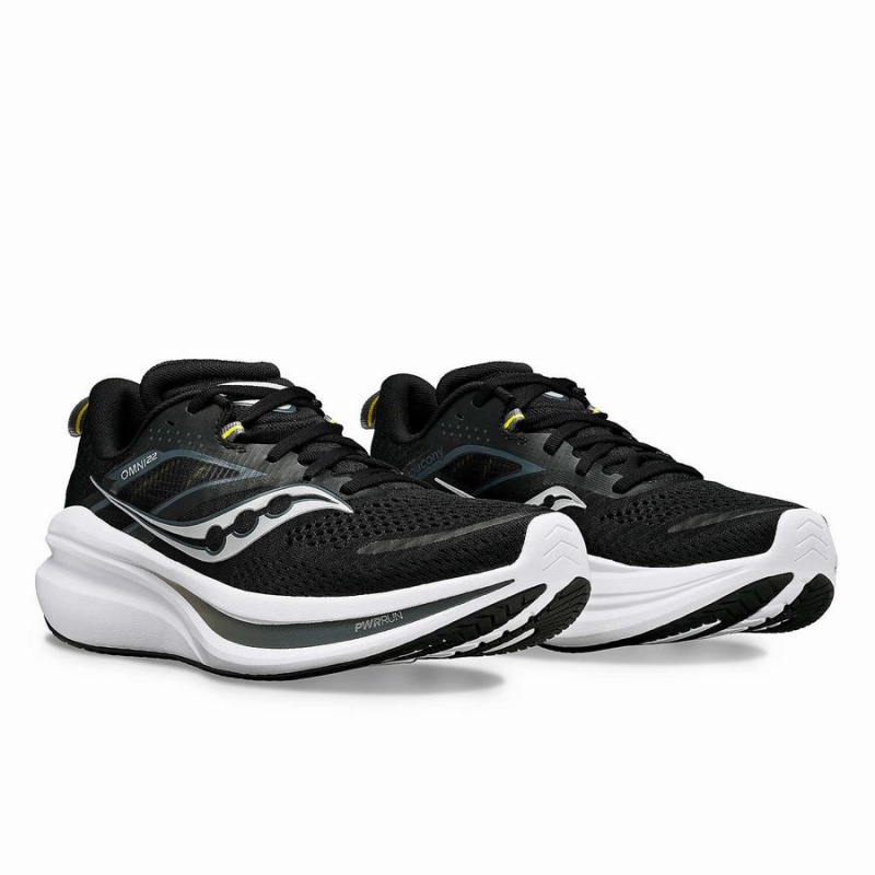 Black / White Saucony Omni 22 Men's Running Shoes | Philippines S49632-M07