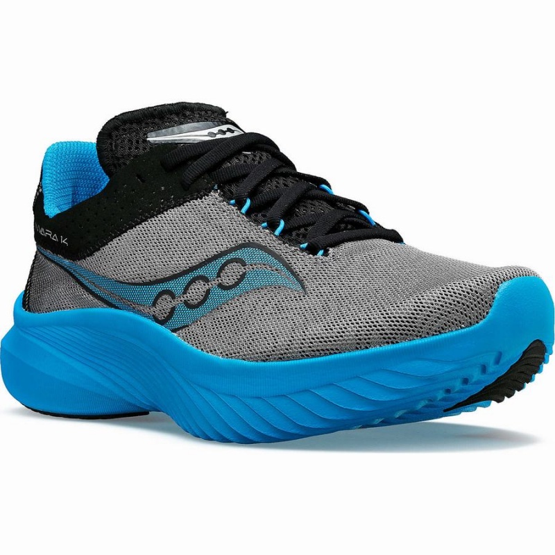 Blue Grey Saucony Kinvara 14 Men's Running Shoes | Philippines S14687-D43