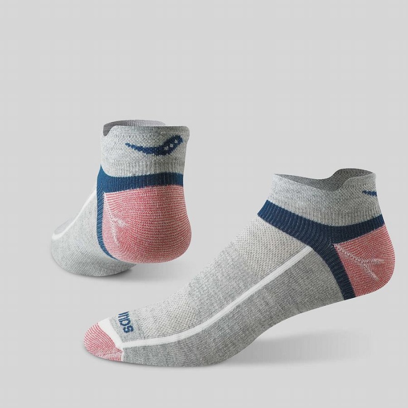 Blue Saucony Inferno Liteweight 3-Pack Women's Socks | Philippines S02793-Z03