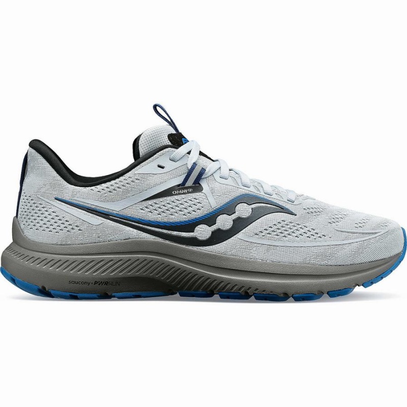 Blue Saucony Omni 21 Men\'s Running Shoes | Philippines S46781-K87