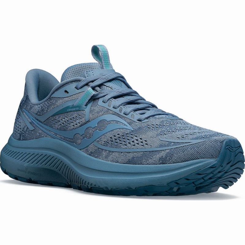 Blue Saucony Omni 21 Men's Running Shoes | Philippines S85037-L43