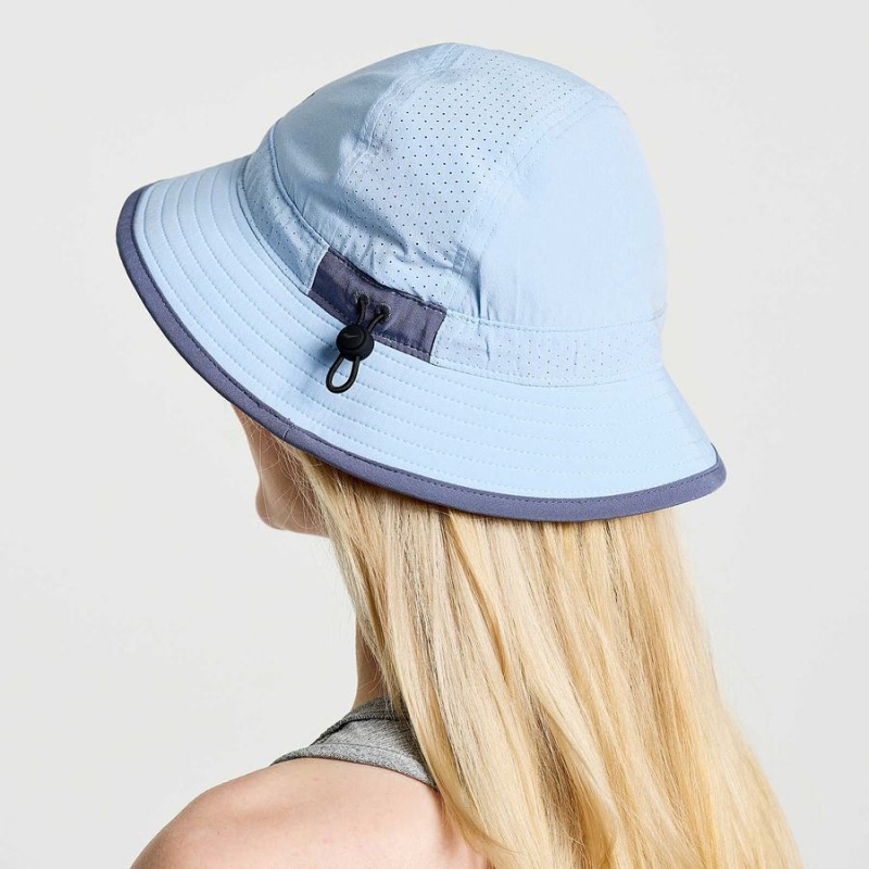 Blue Saucony Outpace Bucket Men's Hats | Philippines S20945-M24