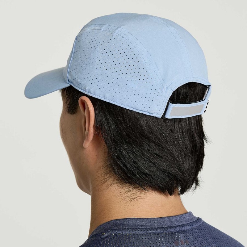 Blue Saucony Outpace Men's Hats | Philippines S65018-V93