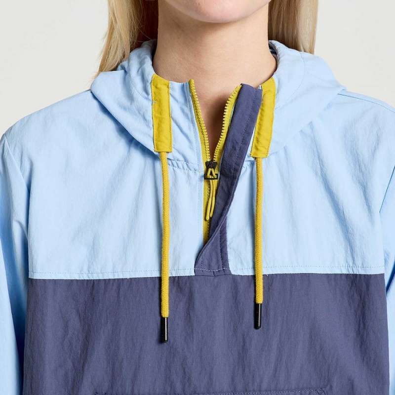 Blue Saucony Rested Anorak Women's Tops | Philippines S54761-L91