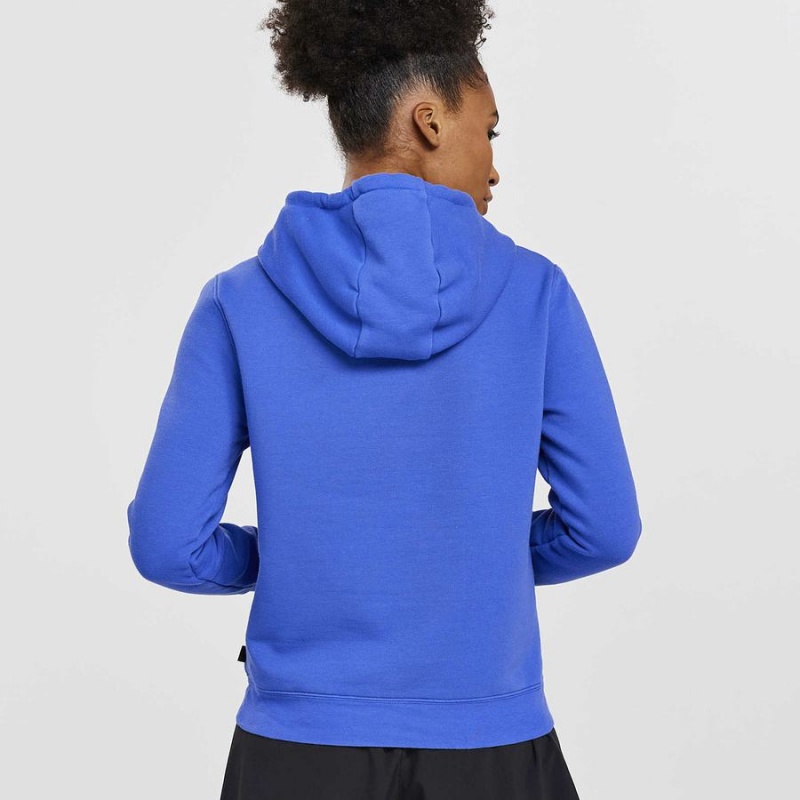 Blue Saucony Rested Women's Hoodie | Philippines S50316-Z80