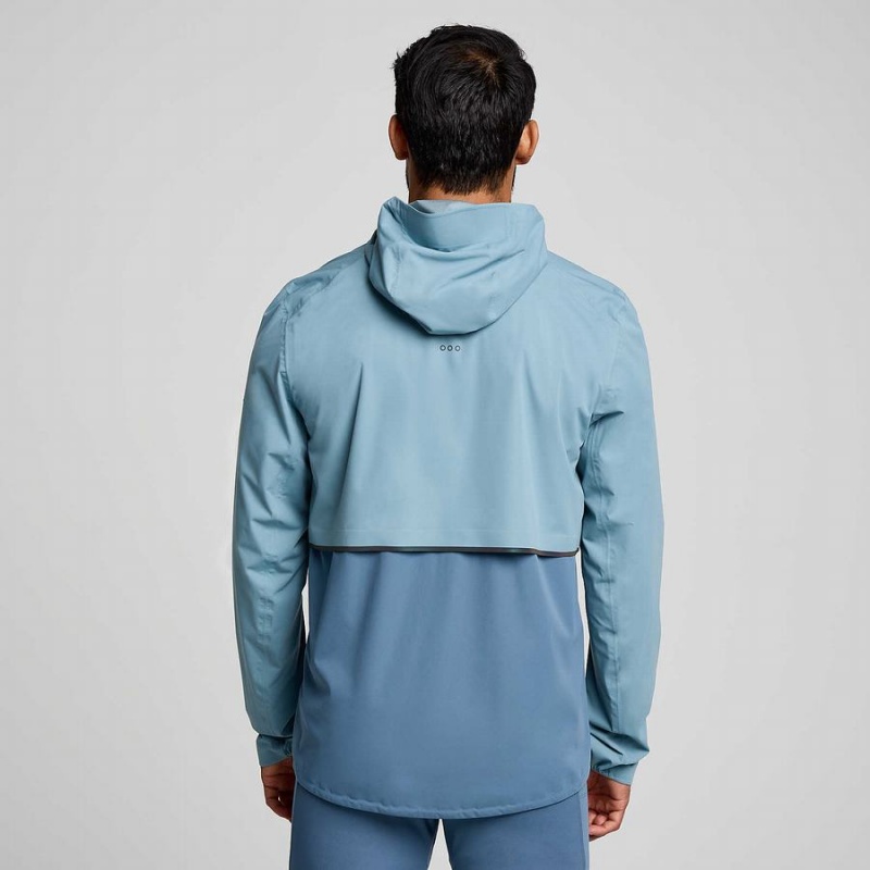 Blue Saucony Runshield Men's Jackets | Philippines S05489-A52