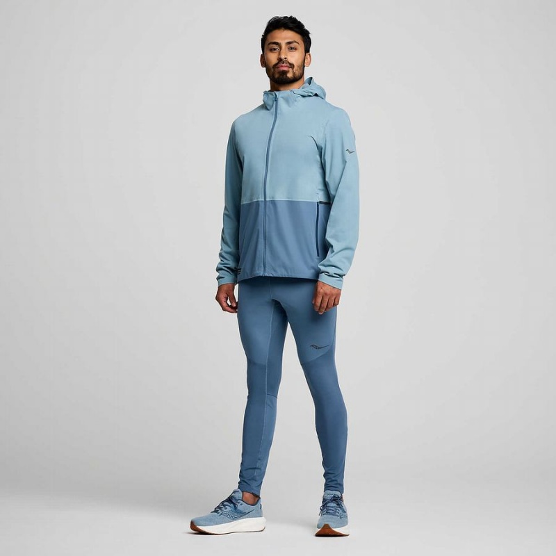 Blue Saucony Runshield Men's Jackets | Philippines S05489-A52