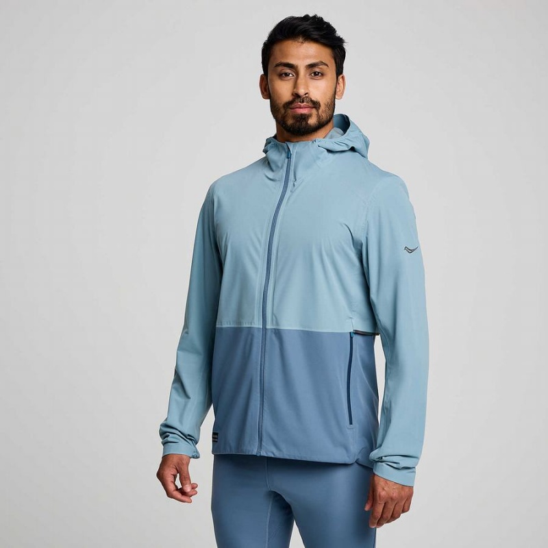 Blue Saucony Runshield Men\'s Jackets | Philippines S05489-A52