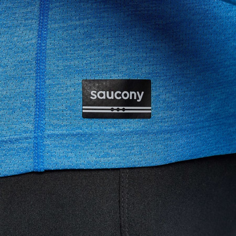 Blue Saucony Stopwatch Long Sleeve Women's T Shirts | Philippines S54918-N85