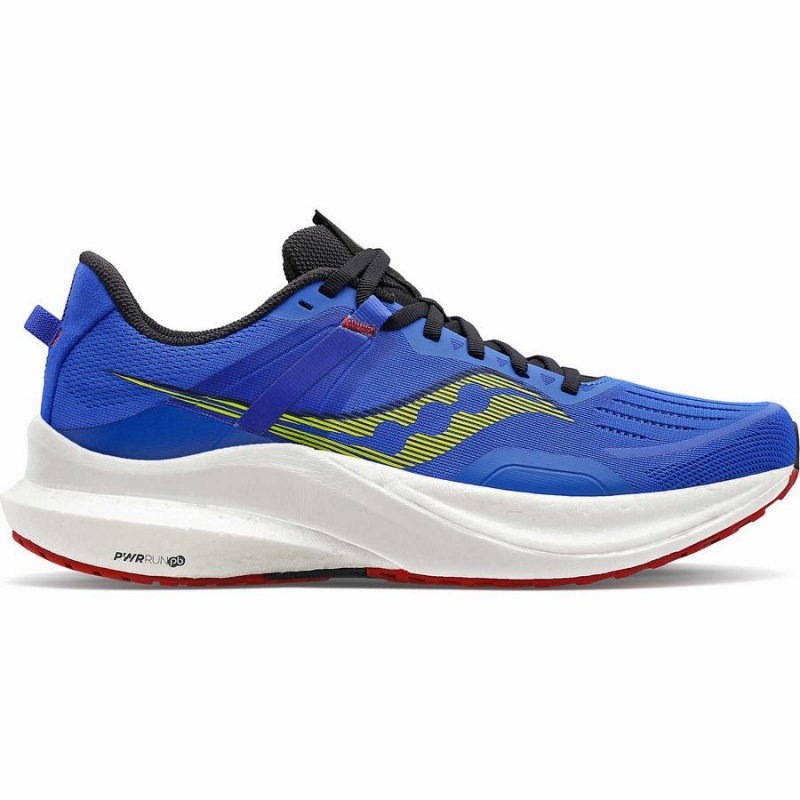 Blue Saucony Tempus Men\'s Running Shoes | Philippines S02816-A70