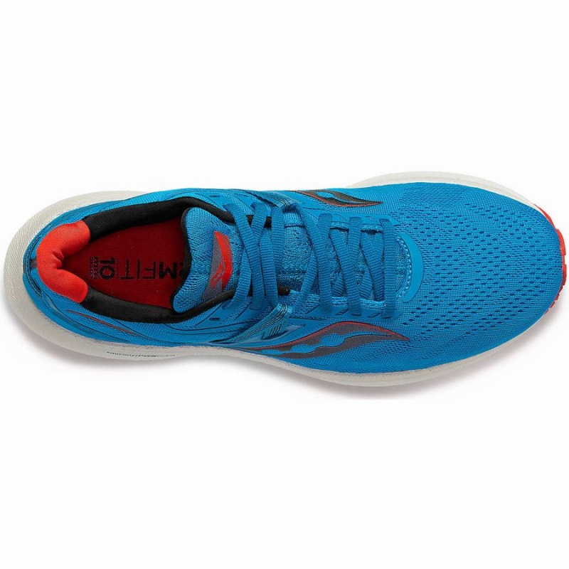 Blue Saucony Triumph 20 Men's Running Shoes | Philippines S63215-F02