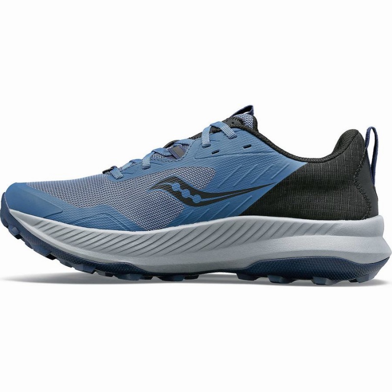 Blue / Black Saucony Blaze TR Men's Trail Running Shoes | Philippines S51047-B79