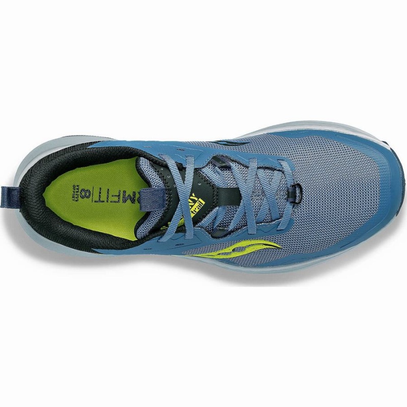 Blue / Black Saucony Blaze TR Men's Trail Running Shoes | Philippines S51047-B79