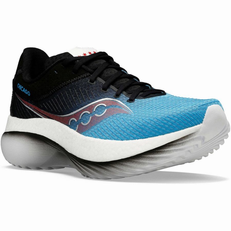 Blue / Black Saucony Chicago Kinvara Pro Men's Running Shoes | Philippines S70869-X74