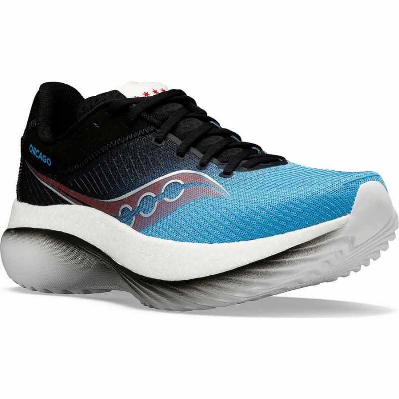 Blue / Black Saucony Chicago Kinvara Pro Women's Running Shoes | Philippines S85963-A91