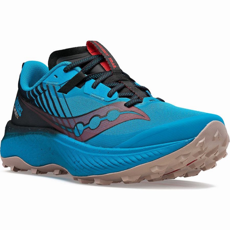 Blue / Black Saucony Endorphin Edge Men's Running Shoes | Philippines S24956-L84