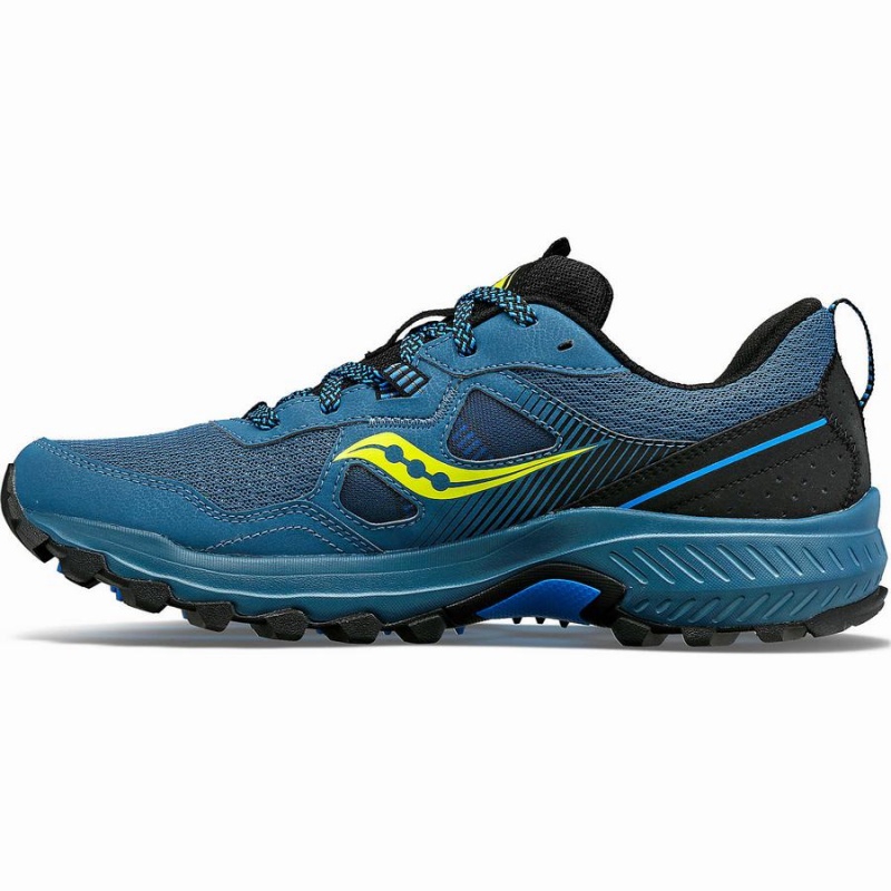 Blue / Black Saucony Excursion TR16 Men's Trail Running Shoes | Philippines S17346-Y92